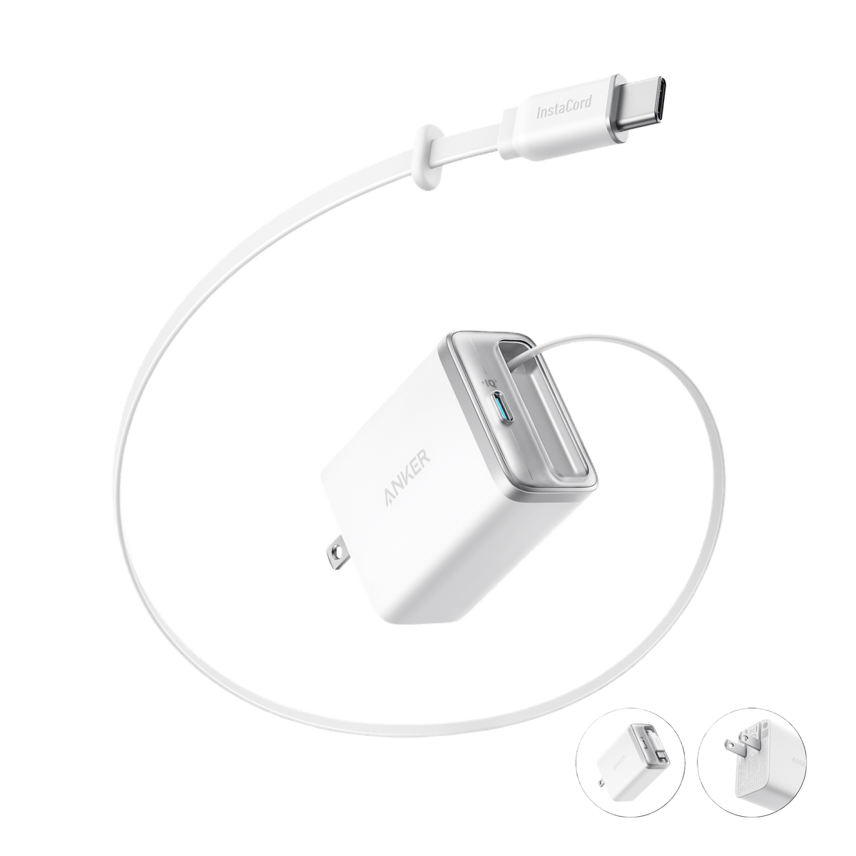 Anker Nano Charger (35W, Built-In Retractable USB-C Cable) - Agenda365.com