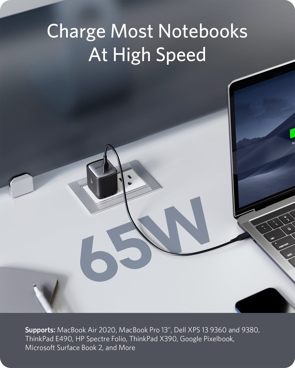 Anker <b>715</b> Charger (Nano II 65W) - Agenda365.com
