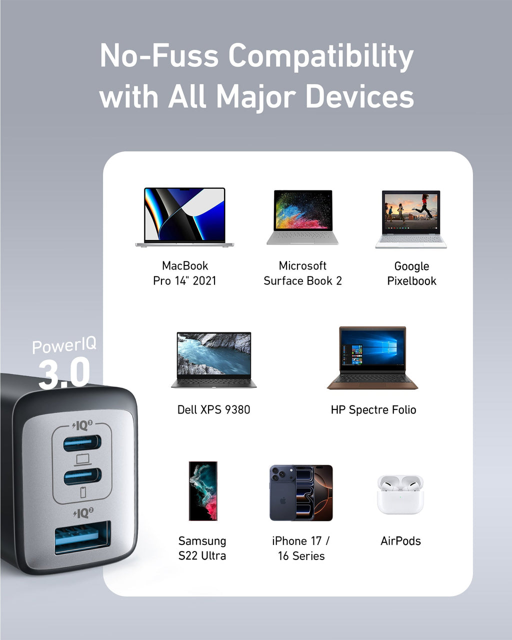 Anker <b>735</b> Charger (Nano II 65W) - Agenda365.com