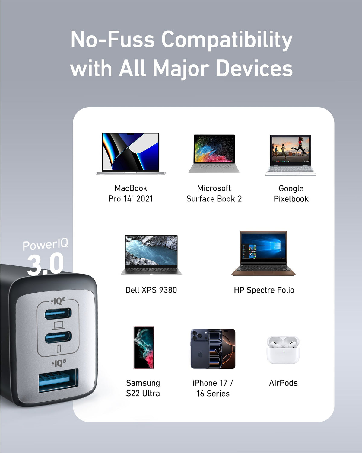 Anker <b>735</b> Charger (Nano II 65W) - Agenda365.com
