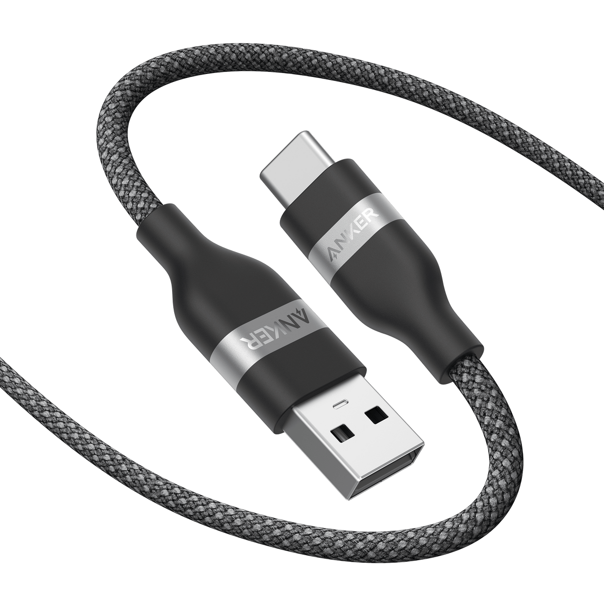 Anker USB-A to USB-C Cable (3 ft / 6 ft, Upcycled-Braided) - Agenda365.com