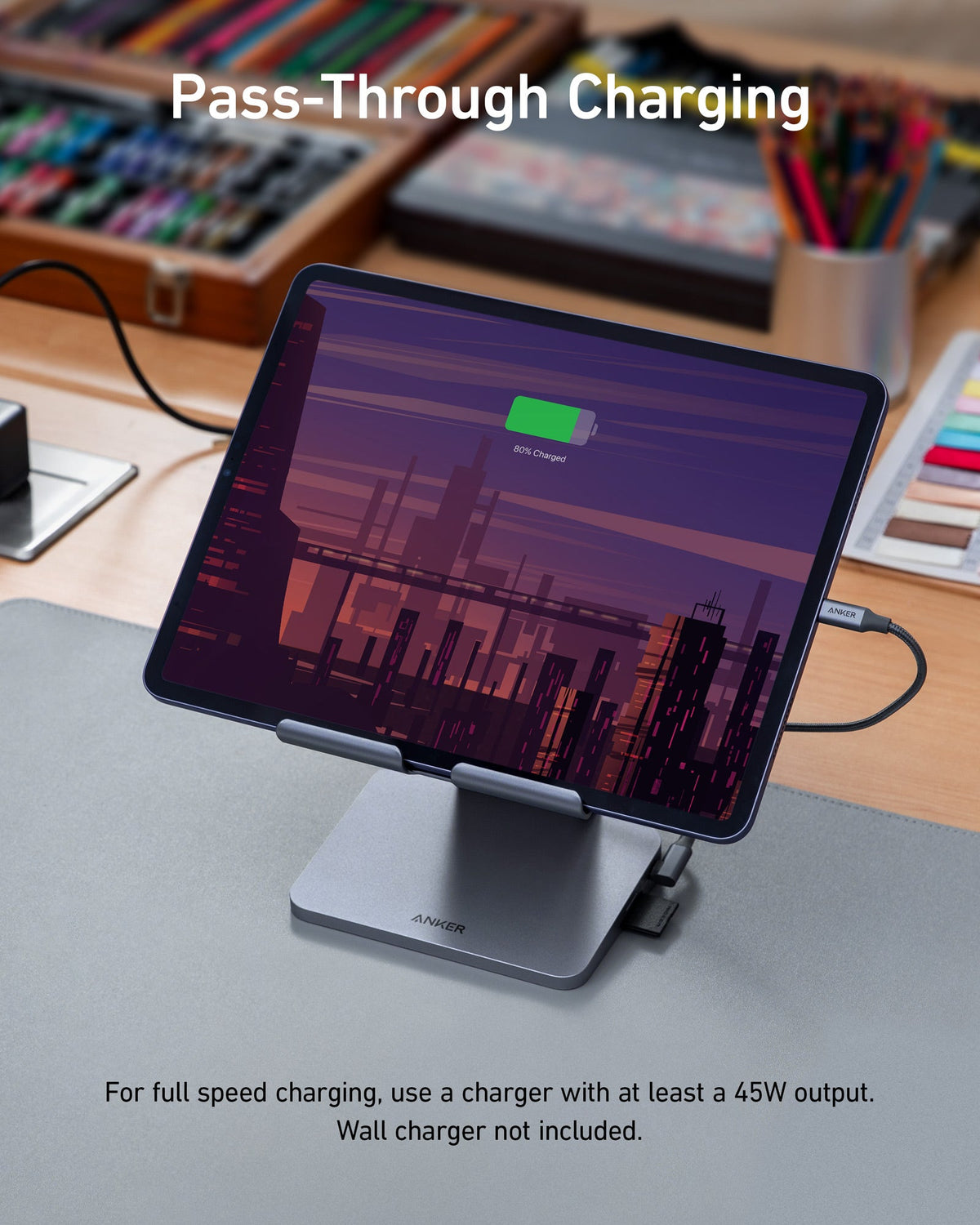 Anker 551 USB-C Hub (8-in-1, Tablet Stand) - Agenda365.com