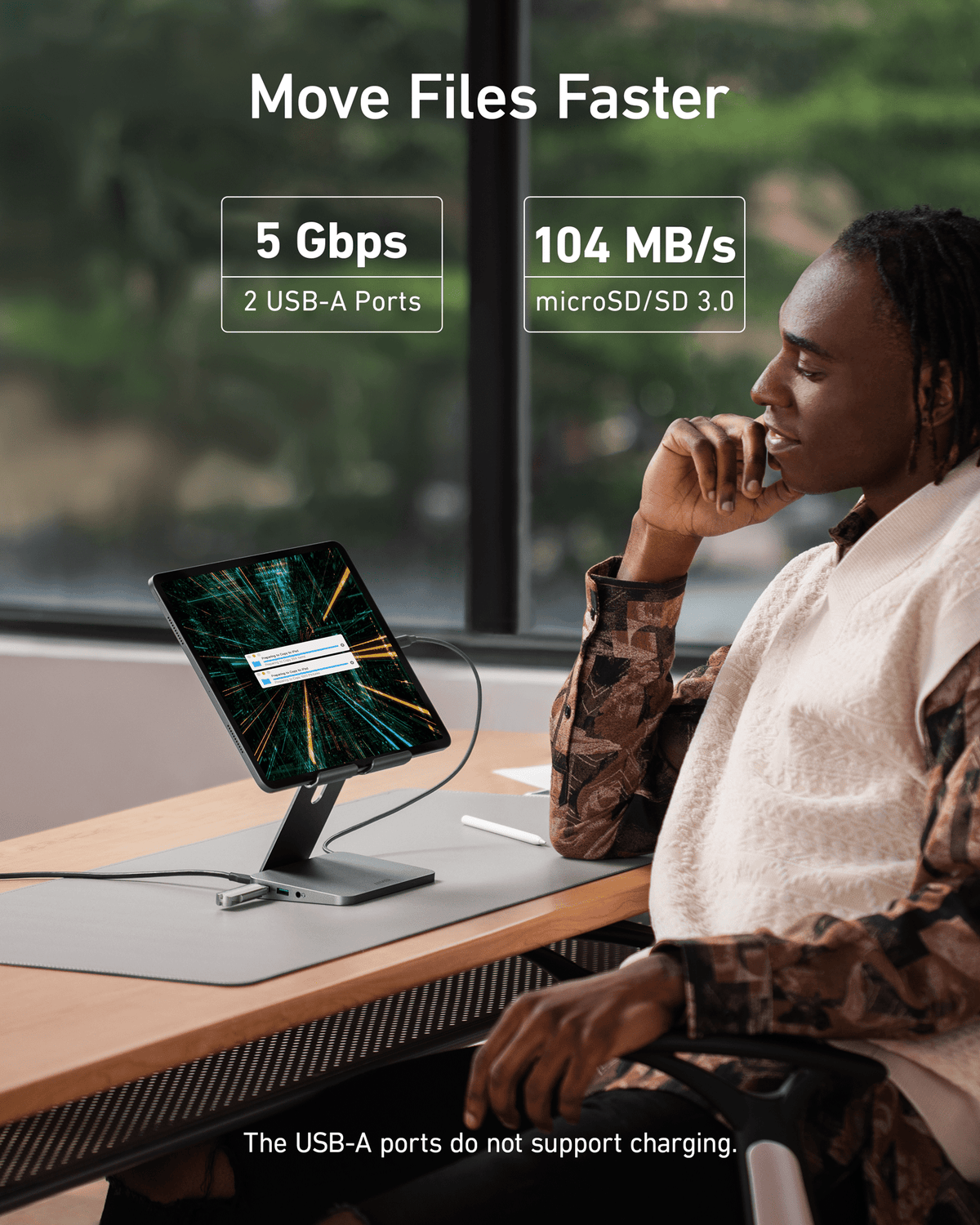 Anker 551 USB-C Hub (8-in-1, Tablet Stand) - Agenda365.com