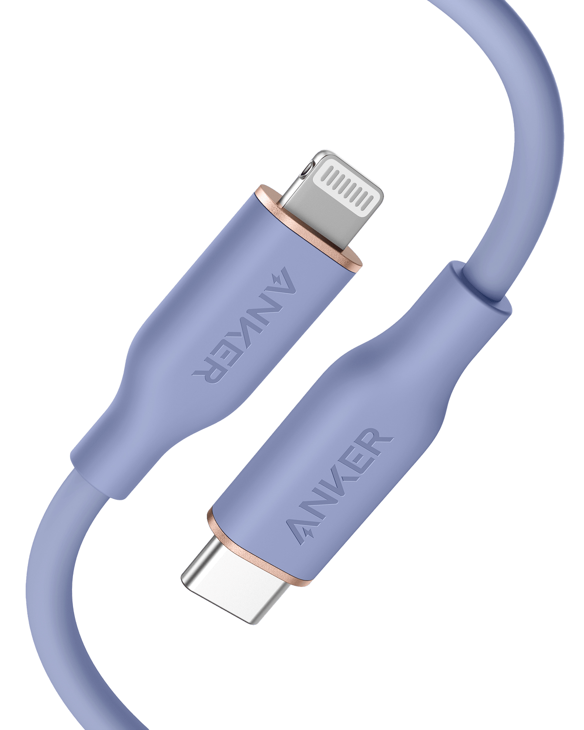 Anker <b>641</b> USB-C to Lightning Cable (Flow, 3 ft Silicone) - Agenda365.com
