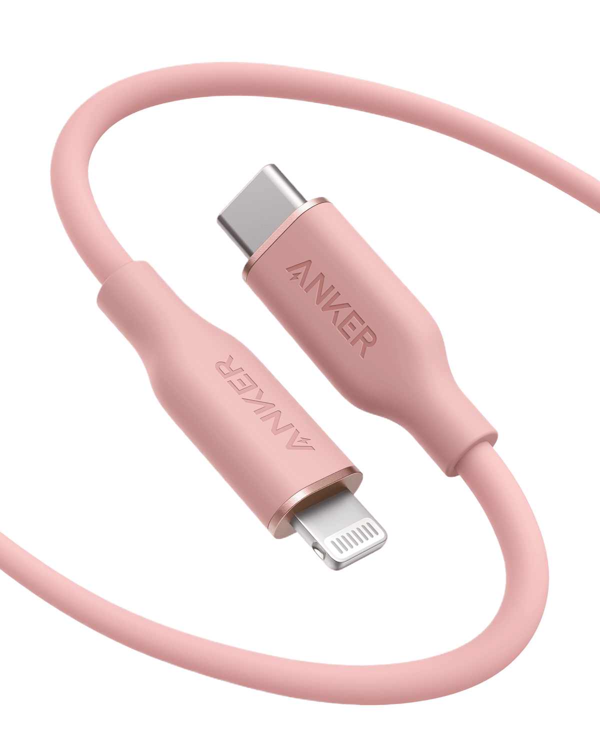 Anker <b>641</b> USB-C to Lightning Cable (Flow, 3 ft Silicone) - Agenda365.com