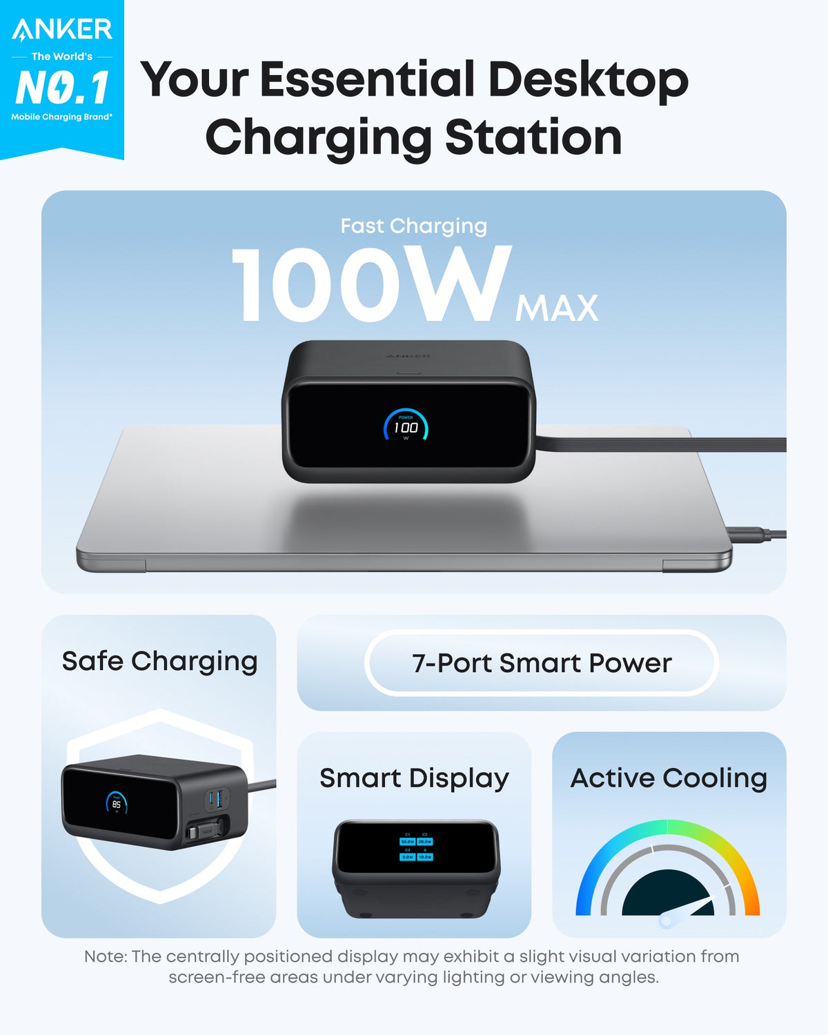 Anker Nano Charging Station (7-in-1, 100W) - Agenda365.com