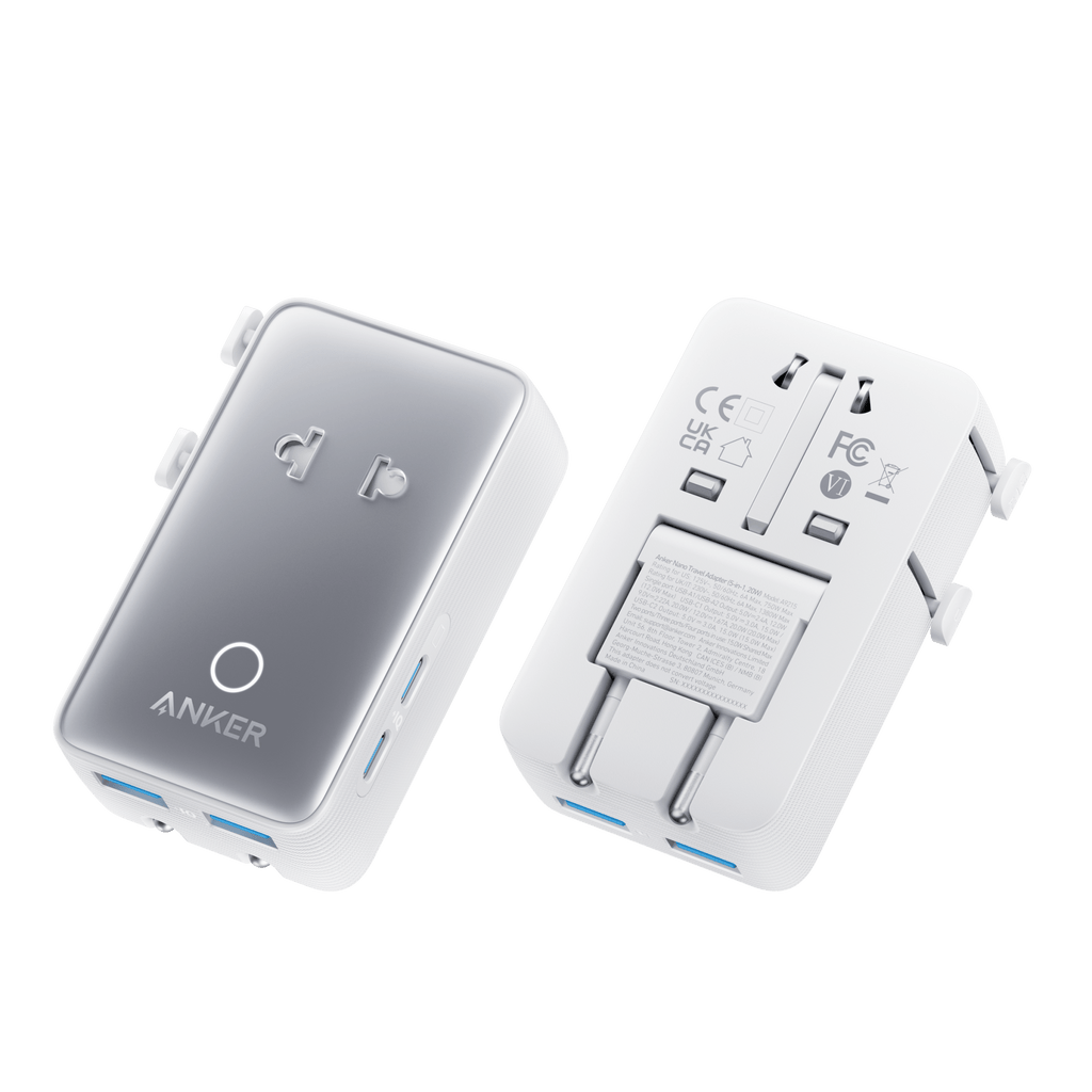 Anker Nano Travel Adapter (5-in-1, 20W, 1-Pack) - Agenda365.com
