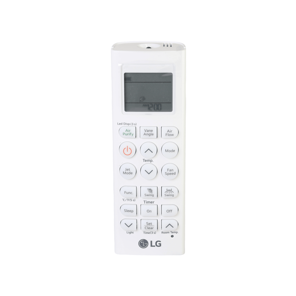 LG AKB76038102 Ceiling Cassette Single Zone Multi Air Conditioner Remote Control | LCD Display | Thermostatic - AKB76038102 - Agenda365.com