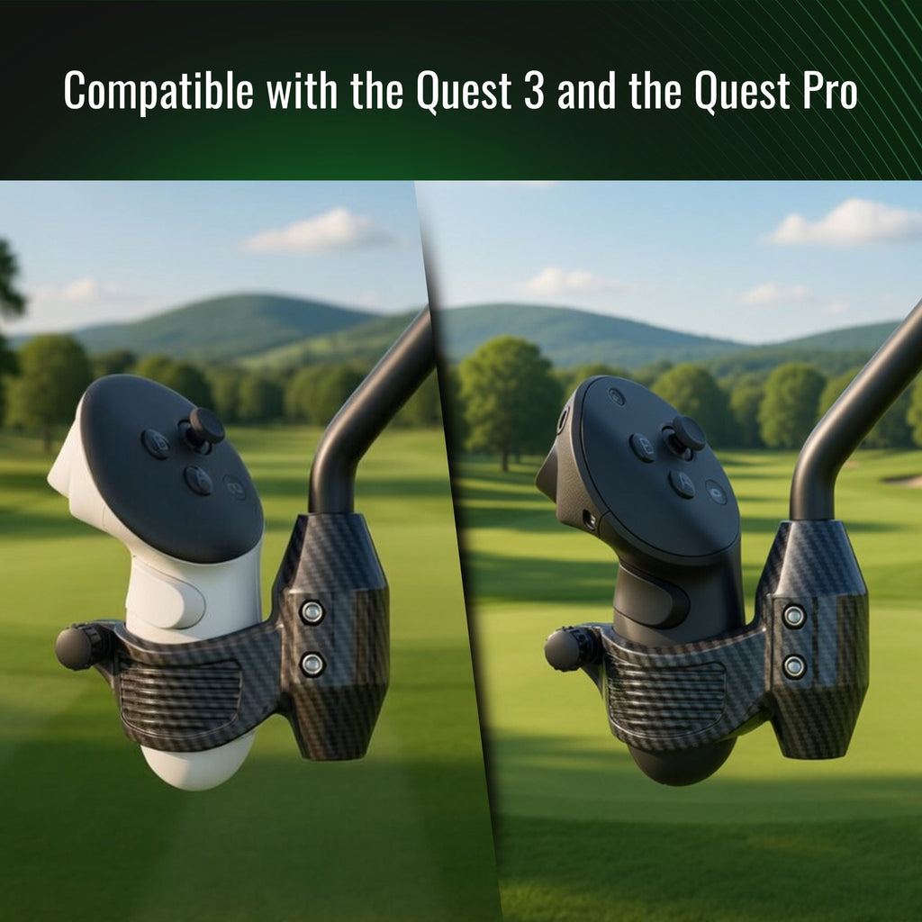 DriVR Ace - VR Golf Club Handle Accessory - Compatible with Quest 3/3s and Pro - Agenda365.com