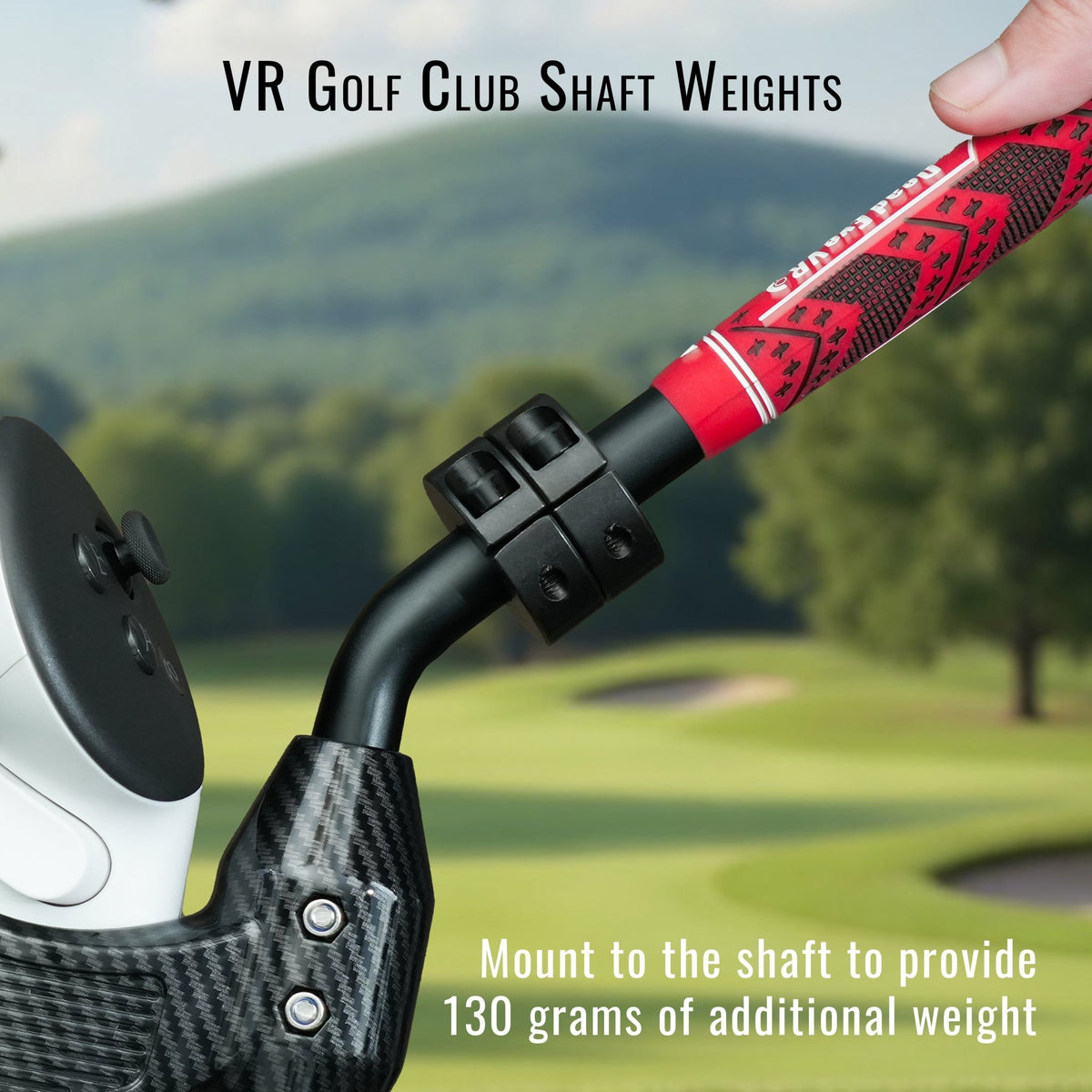DriVR Ace - VR Golf Club Handle Accessory - Compatible with Quest 3/3s and Pro - Agenda365.com