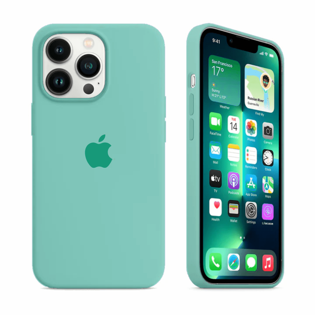 iPhone Silicone Case (Spearmint Green) - Agenda365.com
