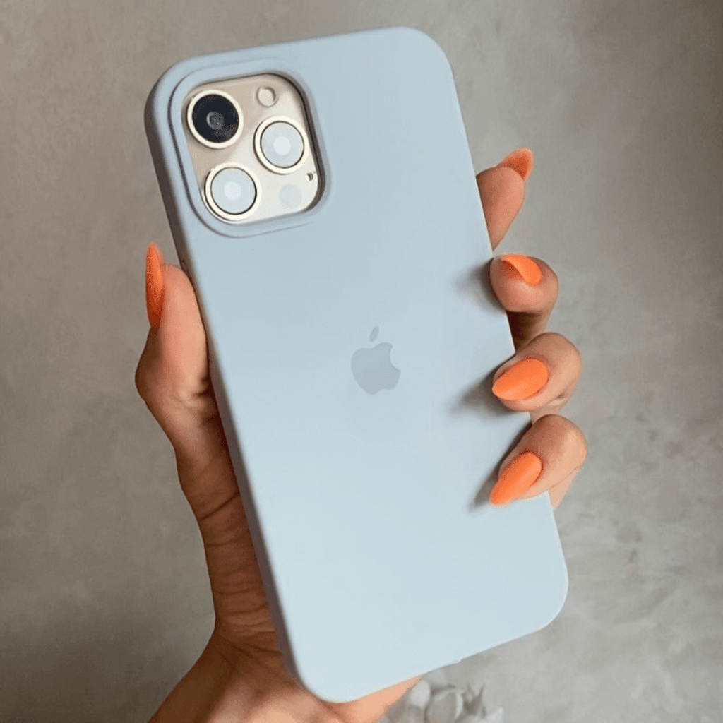iPhone Silicone Case (Grey Blue) - Agenda365.com