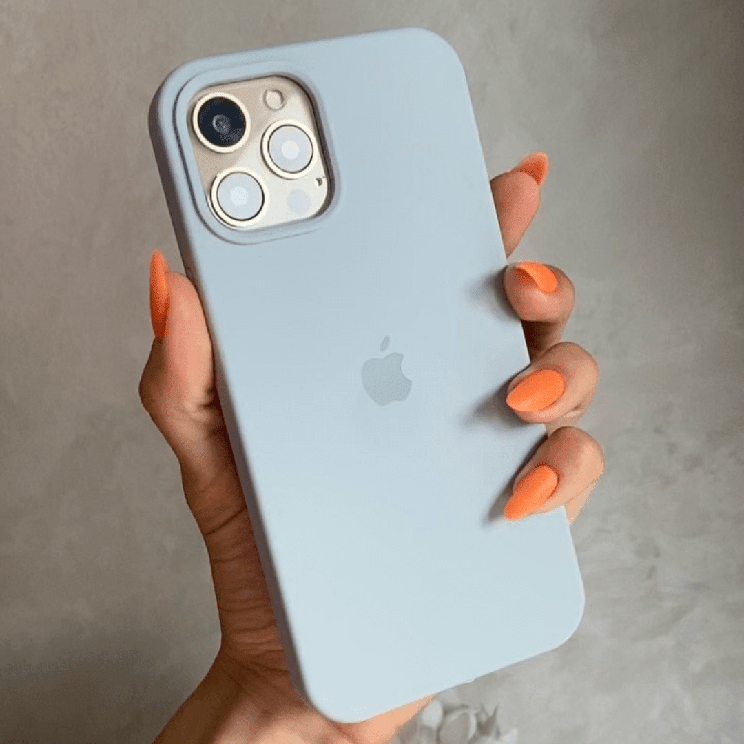 iPhone Silicone Case (Grey Blue) - Agenda365.com