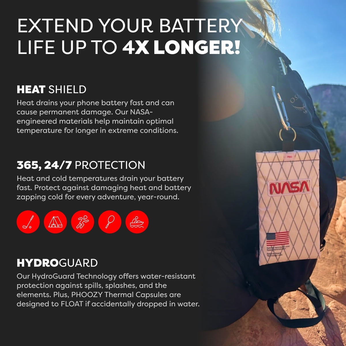 Apollo II Capsule - 4X Battery + Key Ring - Agenda365.com
