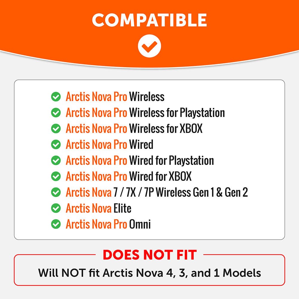 WC Side Speaker Plates for Arctis Nova Headsets - Arctis Nova Booster Pack by Wicked Cushions - Agenda365.com