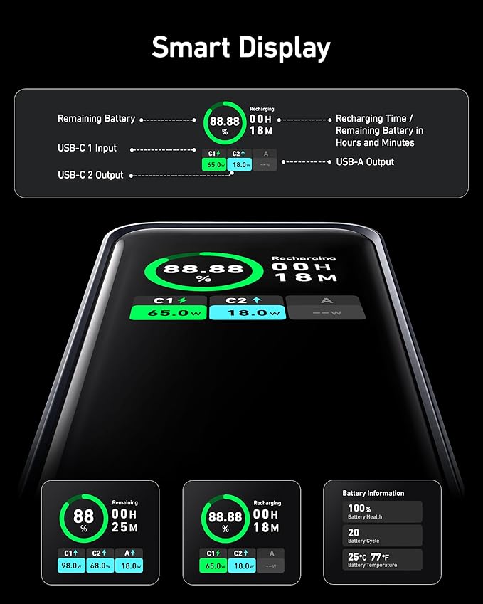 Anker Prime Power Bank (20K, 200W) - Agenda365.com