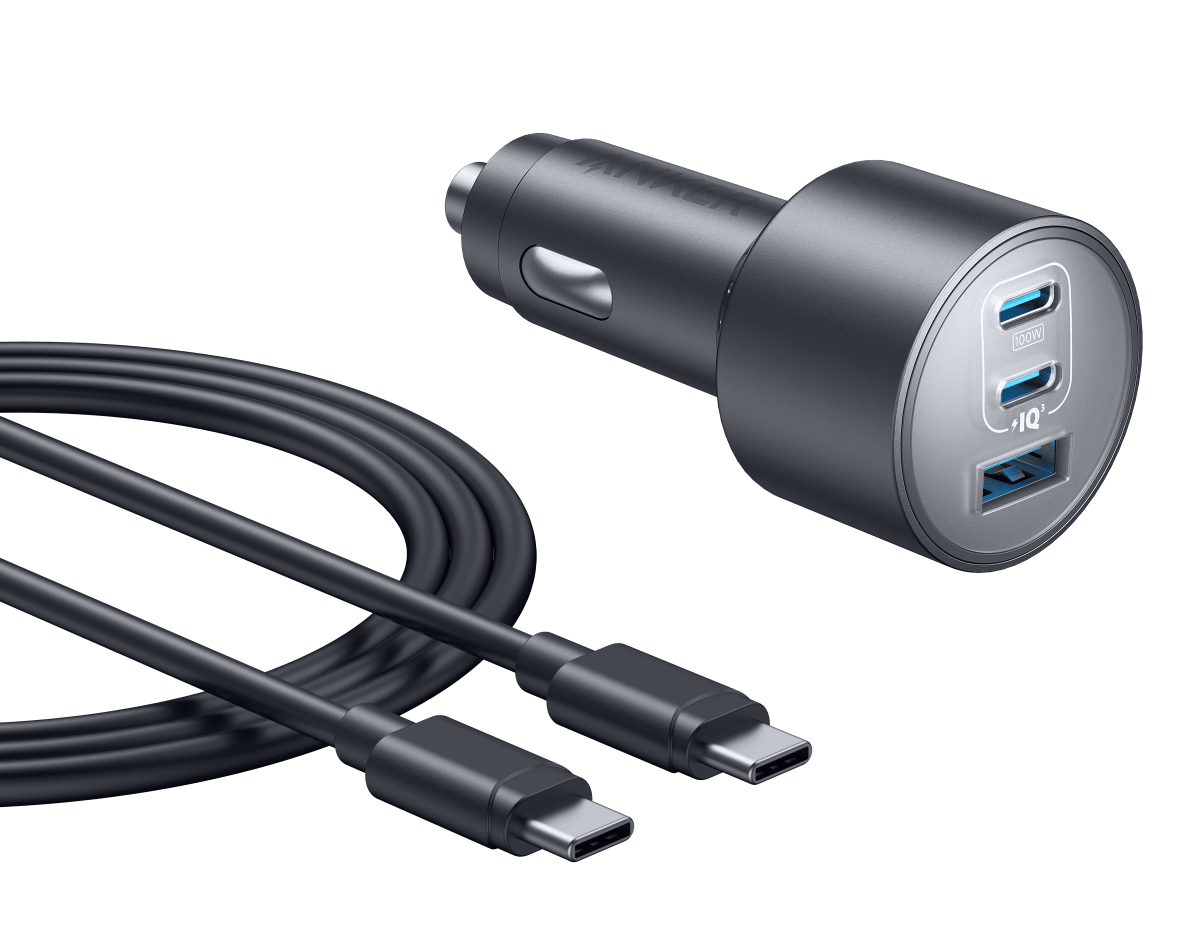 Anker Nano Car Charger (167.5W, 3 Ports) - Agenda365.com