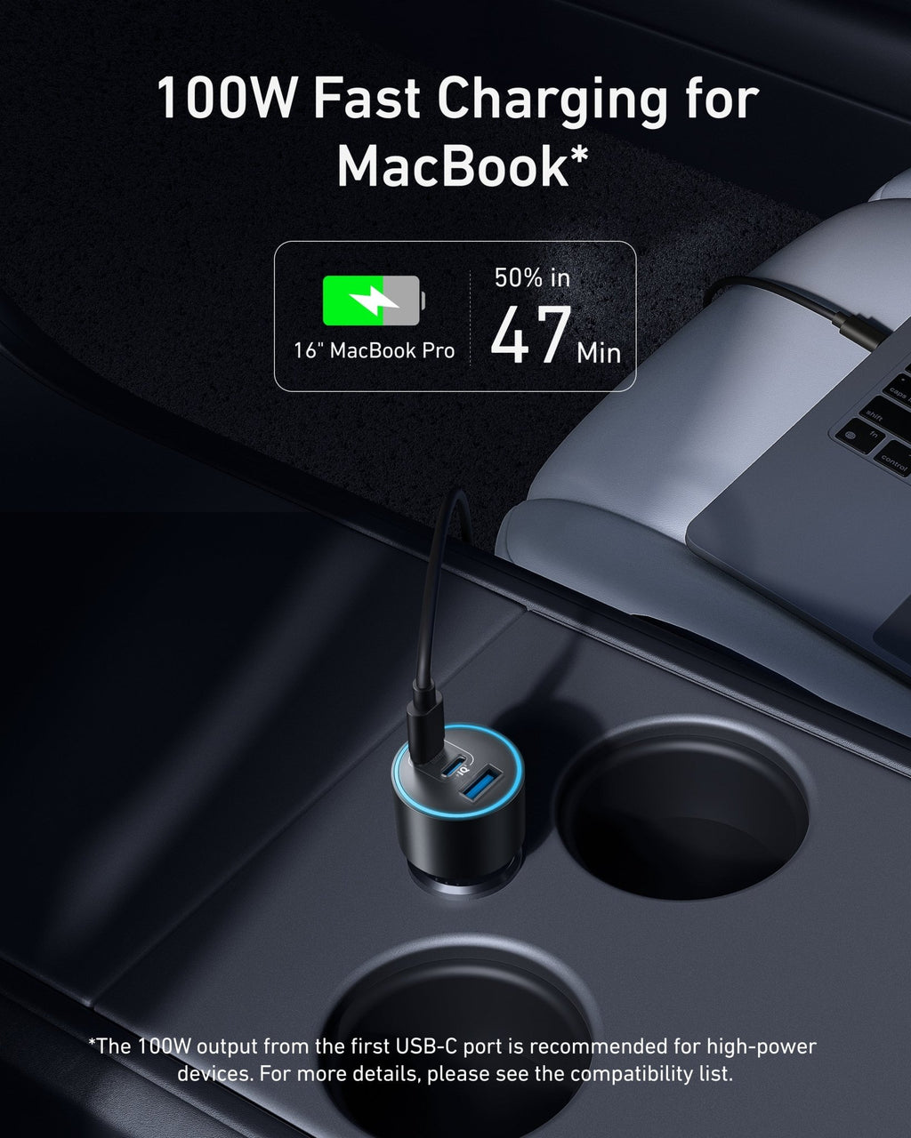 Anker Nano Car Charger (167.5W, 3 Ports) - Agenda365.com