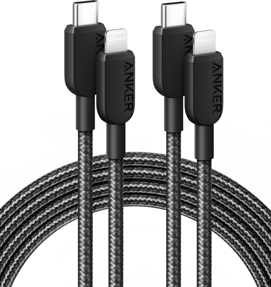 Anker <b>310</b> USB-C to Lightning Cable (6 ft, 2-Pack) - Agenda365.com