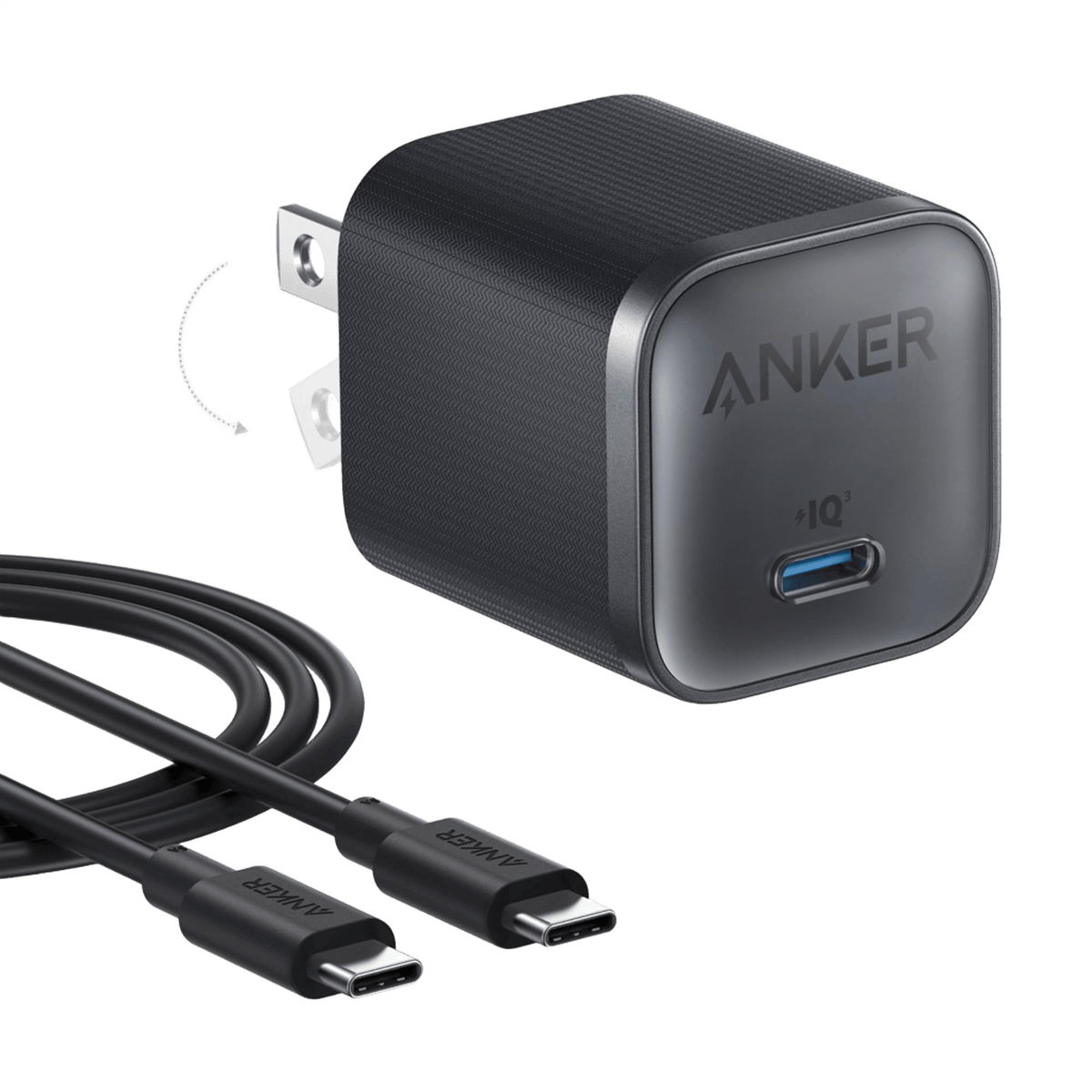 Anker Nano Charger (45W) with USB-C to USB-C Cable - Agenda365.com