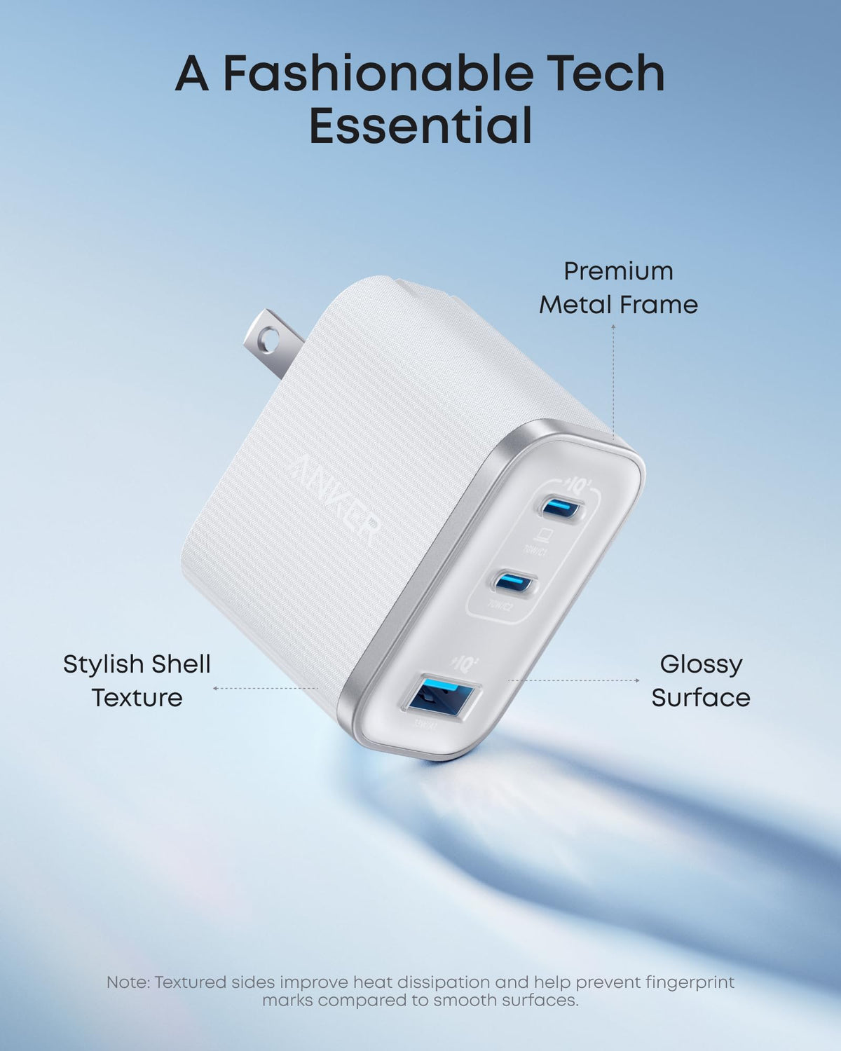 Anker Nano Charger (70W, 3 Ports) - Agenda365.com