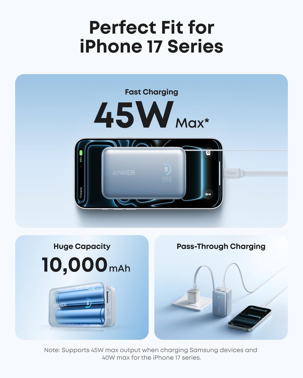 Anker Nano Power Bank (10K, 45W, Built-In Retractable USB-C Cable) - Agenda365.com