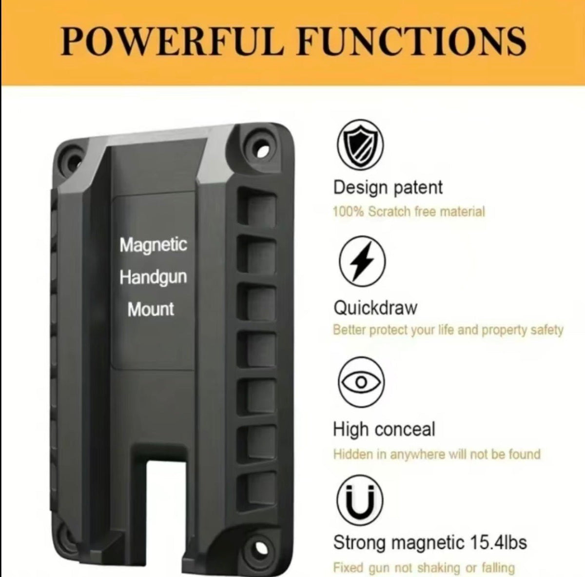 SecureDraw Gun Magnet - Agenda365.com