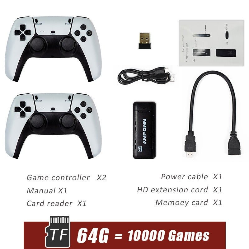 Wireless HD arcade PSP home TV game console U9 retro doubles mini game console - Agenda365.com