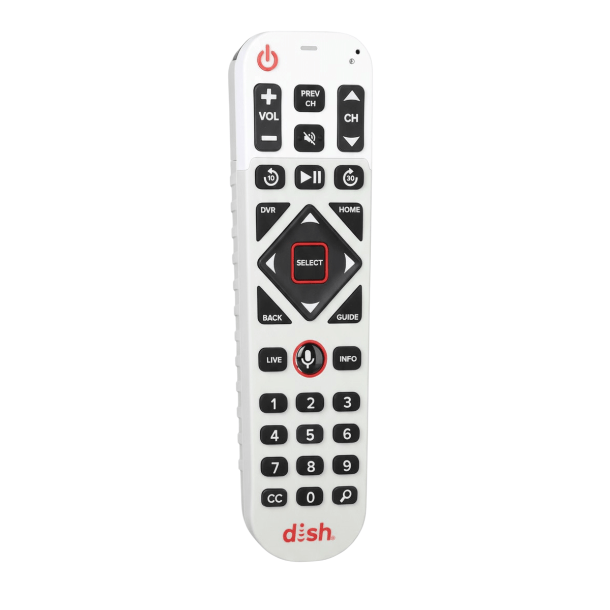 DISH 60.0 / RF4CE Satellite Box Remote Control with Voice - 60.0-VOICE - Agenda365.com