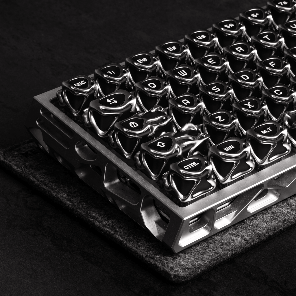 XVX Venom Themed Liquid Metallic Electroplating ABS+PC Keycap Set - Agenda365.com