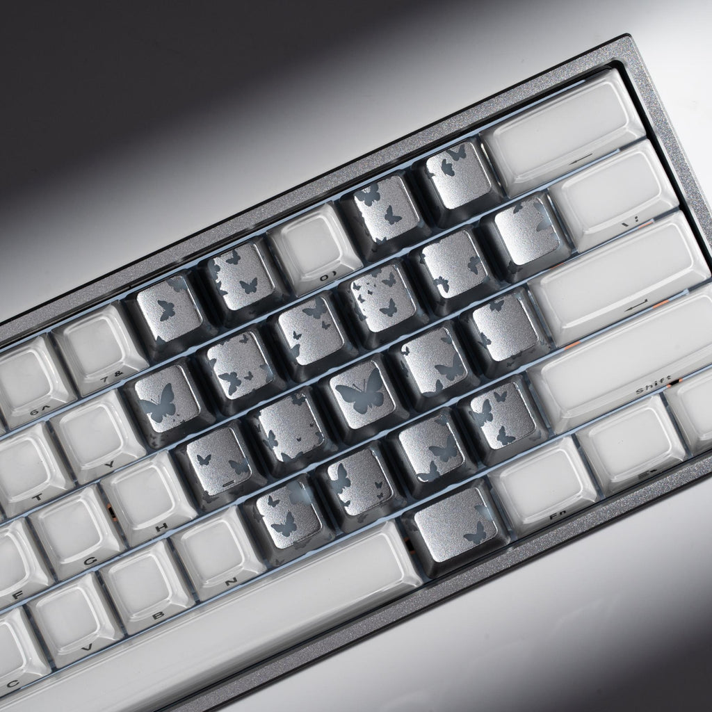 XVX IMD FlutterBloom Heart Layout 21-Key Artisan Keycap Set - Agenda365.com