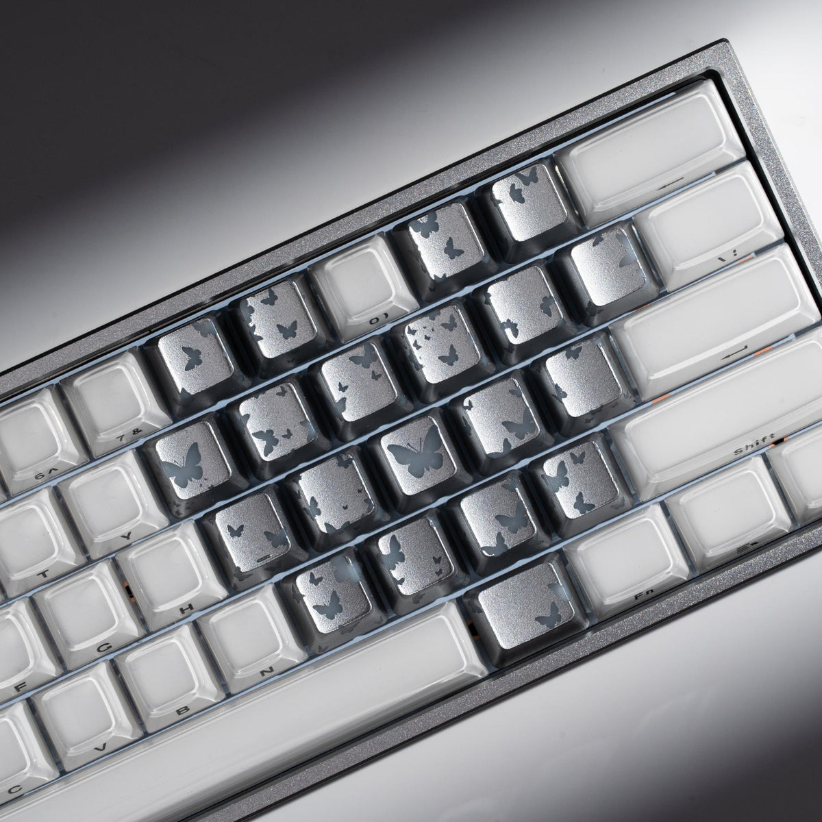 XVX IMD FlutterBloom Heart Layout 21-Key Artisan Keycap Set - Agenda365.com