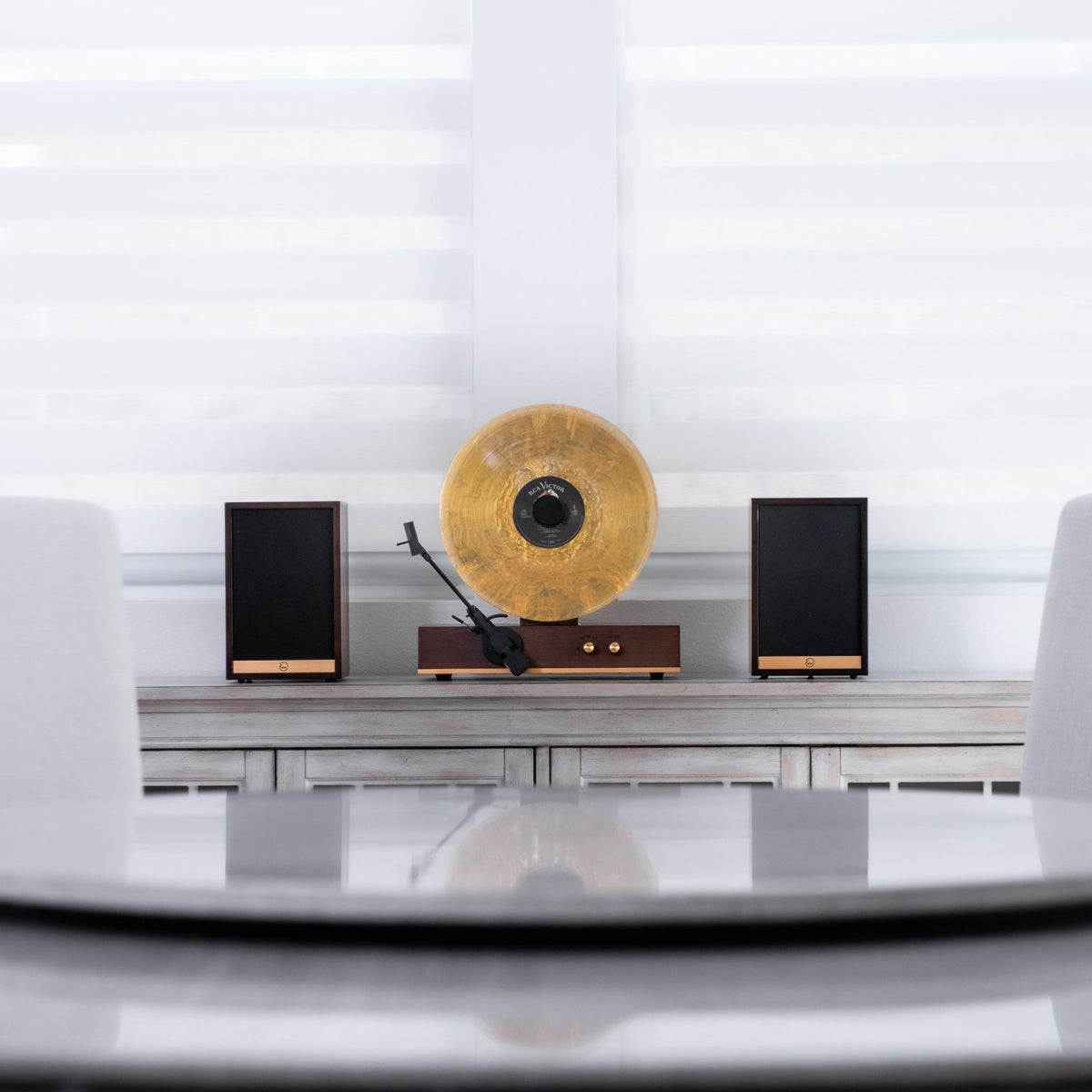 Fuse Audio GLD Vertical Vinyl Record Player - Agenda365.com