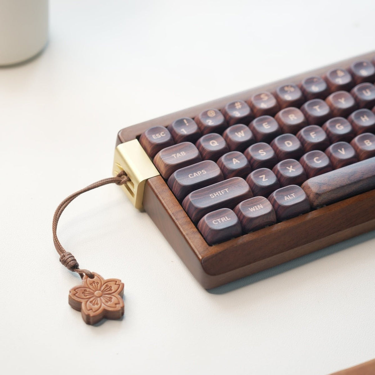 XVX MU68 FujiWave VIA Wireless Wooden Mechanical Keyboard - Agenda365.com