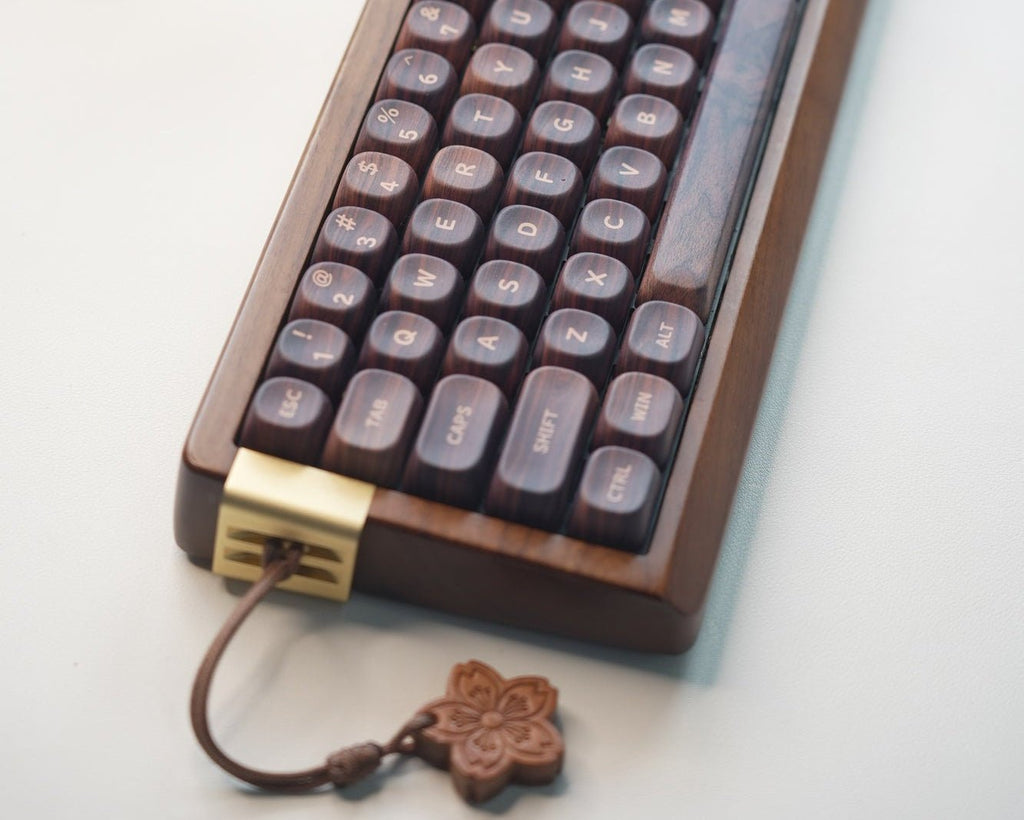 XVX MU68 FujiWave VIA Wireless Wooden Mechanical Keyboard - Agenda365.com
