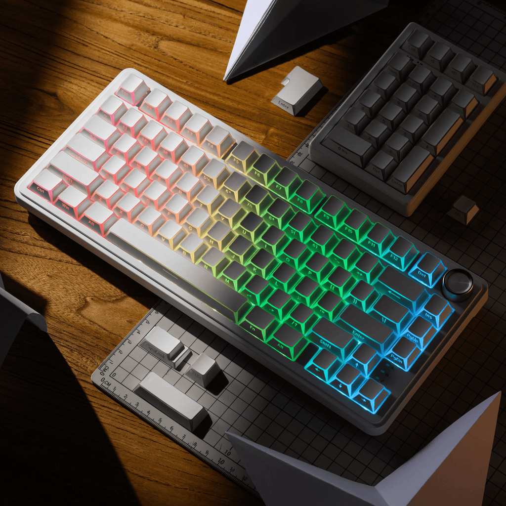 XVX PRISM Shadow Shine-Through Double-Shot Cherry Profile PBT Keycap Set - Agenda365.com