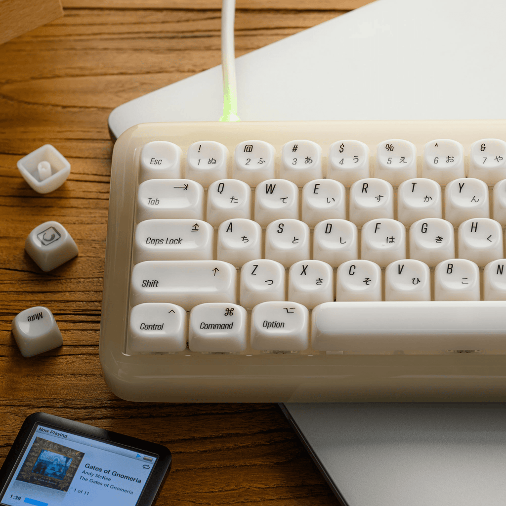 XVX White Chocolate MOA Profile Translucent 139-Key PC Keycap Set - Agenda365.com