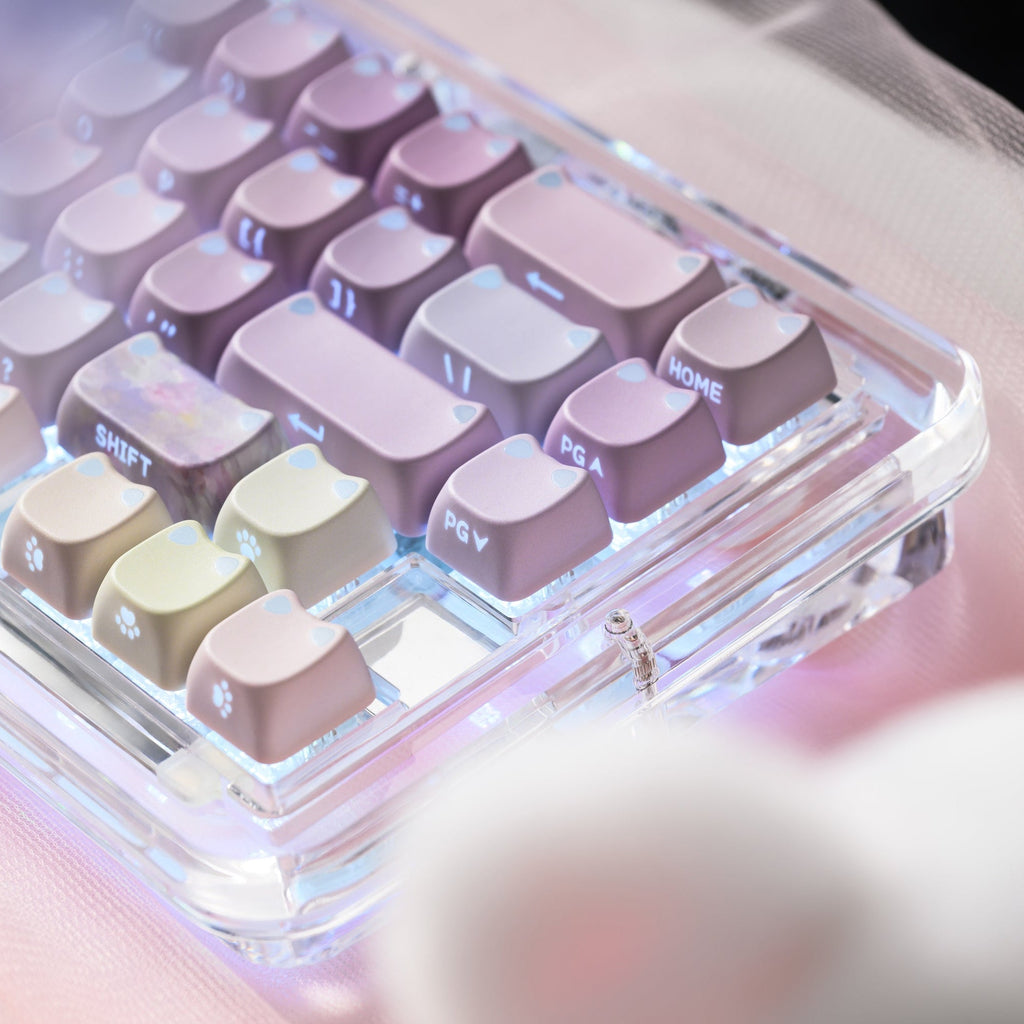 XVX Lumicat MAO Profile Side-Printed Shine-Through 113-Key Keycap Set - Agenda365.com
