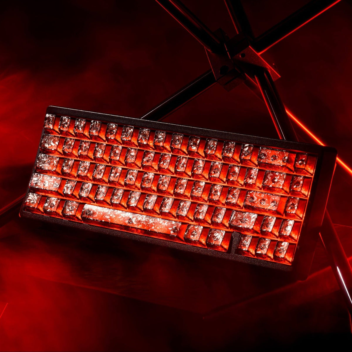 XVX M67 JadeStone Forged Carbon VIA Tri-Mode Mechanical Keyboard - Agenda365.com