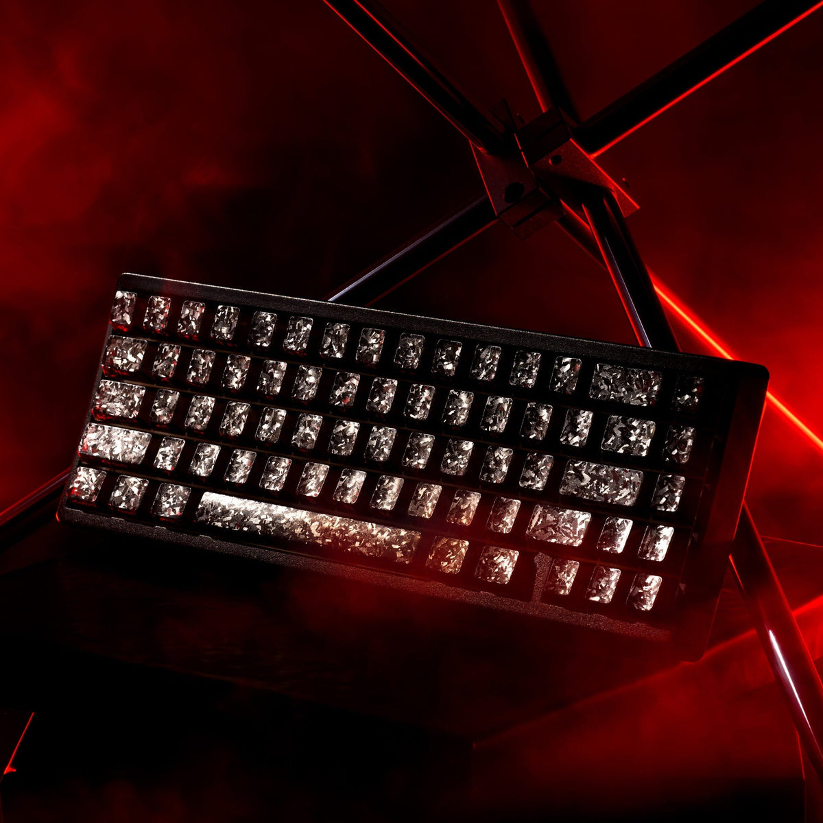 XVX M67 JadeStone Forged Carbon VIA Tri-Mode Mechanical Keyboard - Agenda365.com