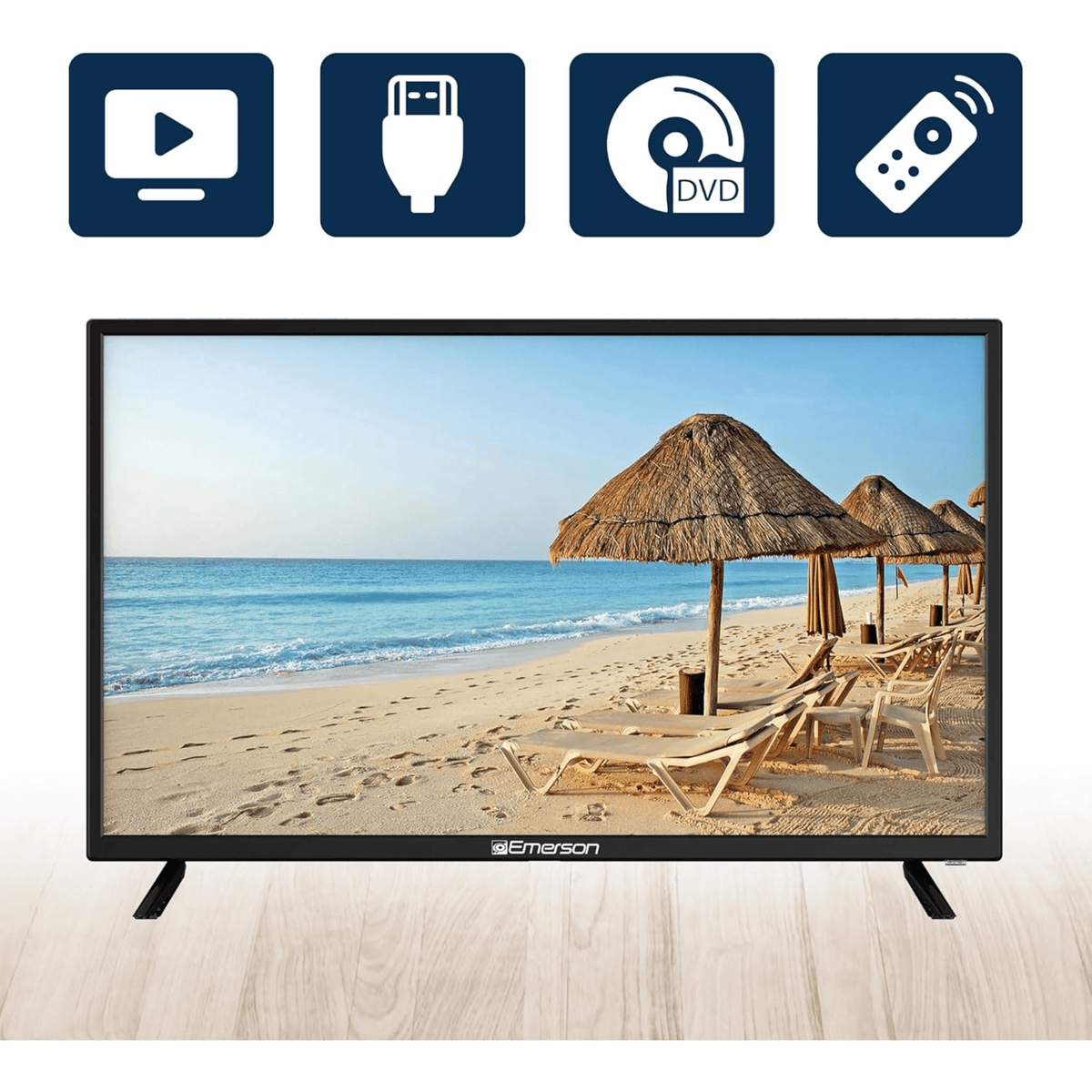 Emerson 32" Class HD LED Television with DVD Player - Agenda365.com