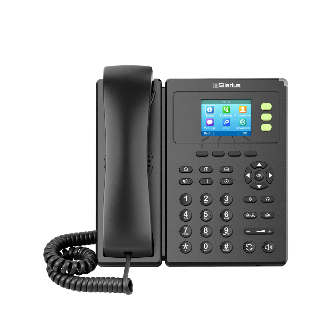 Silarius SILCIPP3SPW Basic Business Color Screen IP Phone - Agenda365.com