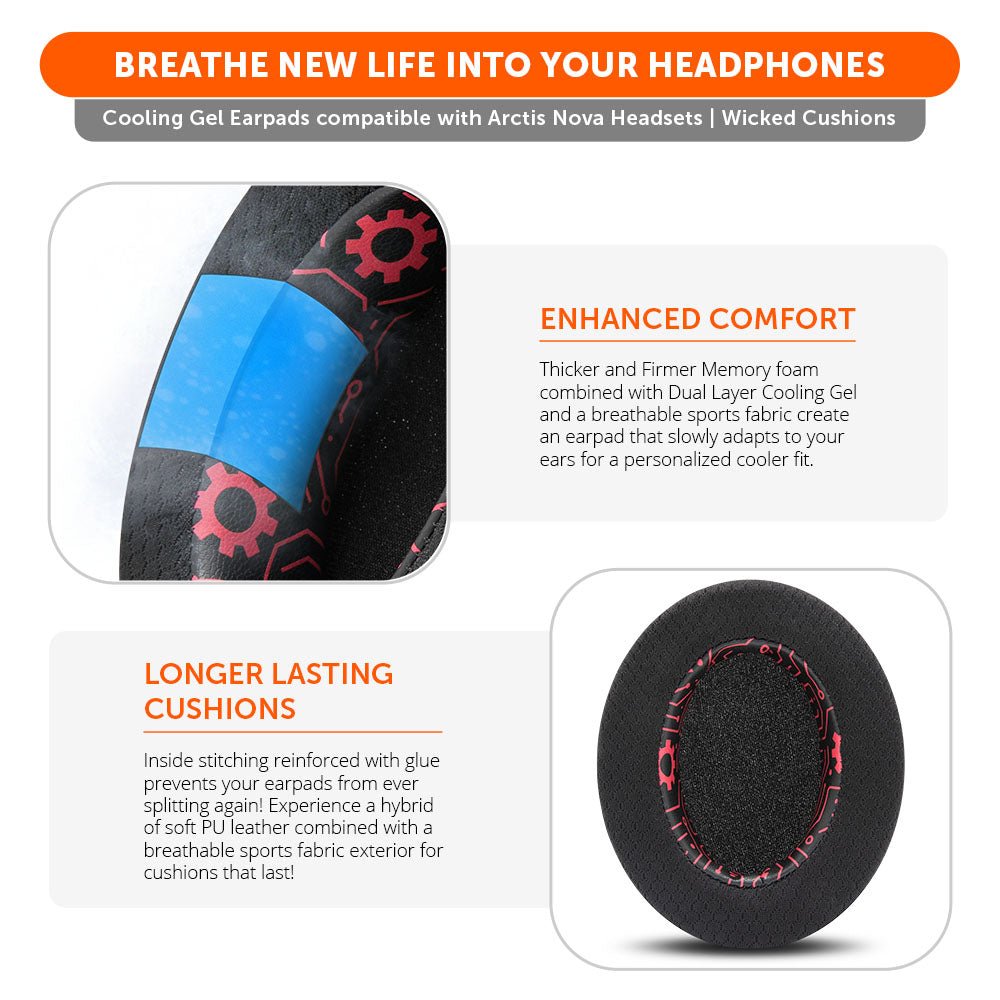 Arctis Nova Earpads - WC FreeZe Cooling Gel - Agenda365.com