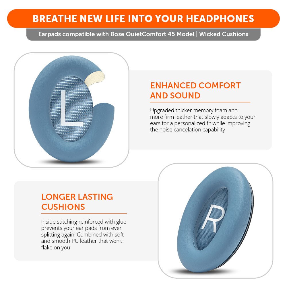 Bose QC45 Replacement Ear Pads - Agenda365.com