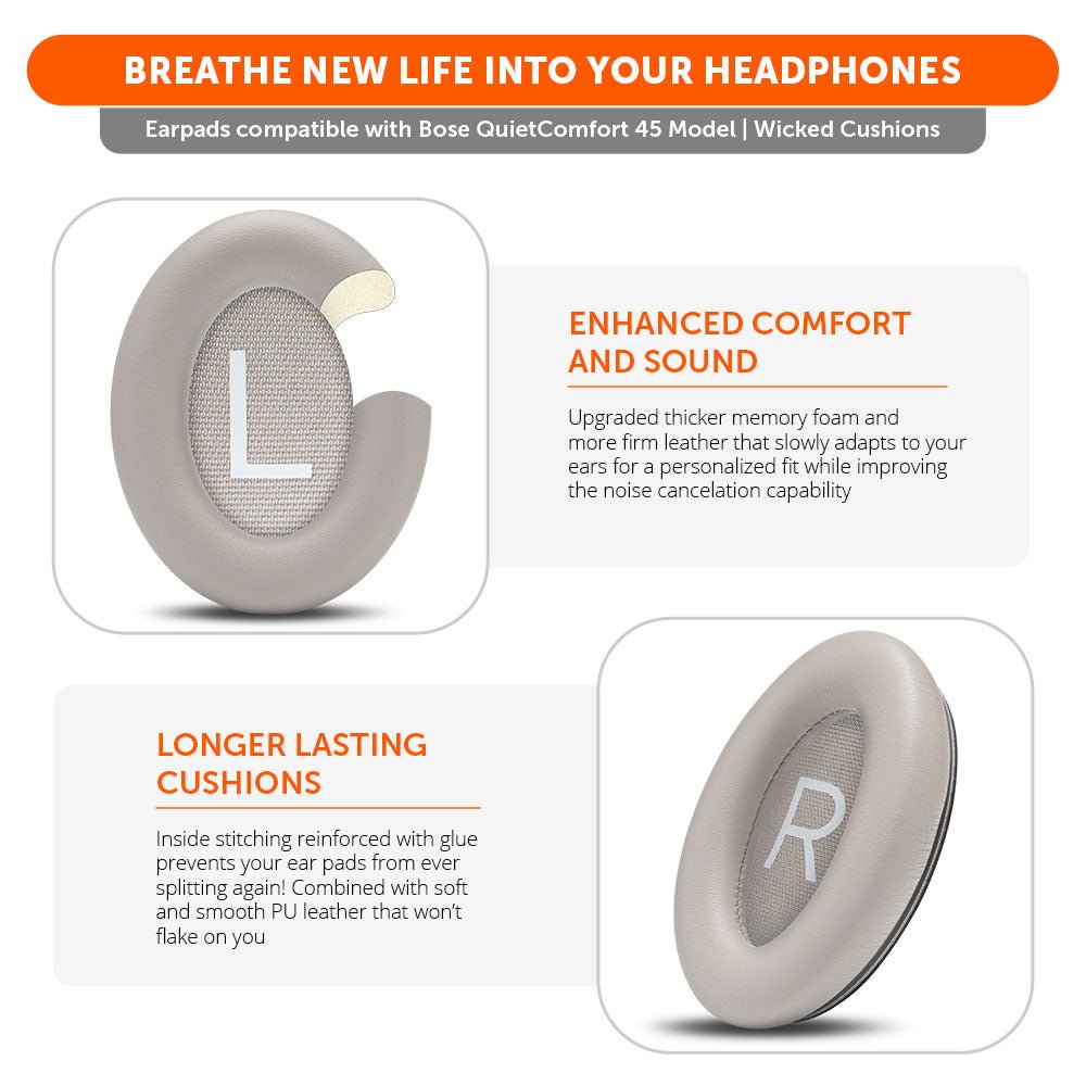 Bose QC45 Replacement Ear Pads - Agenda365.com