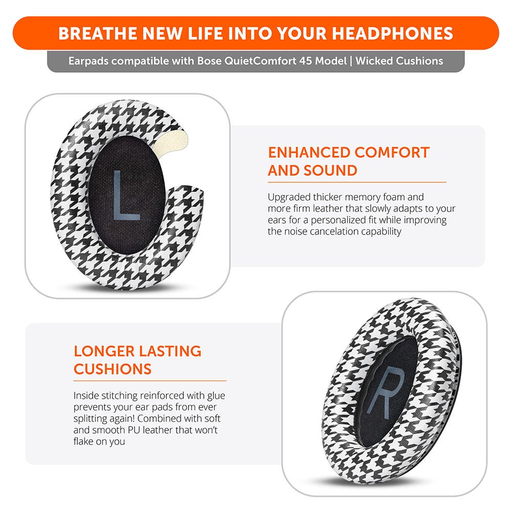 Bose QC45 Replacement Ear Pads - Agenda365.com