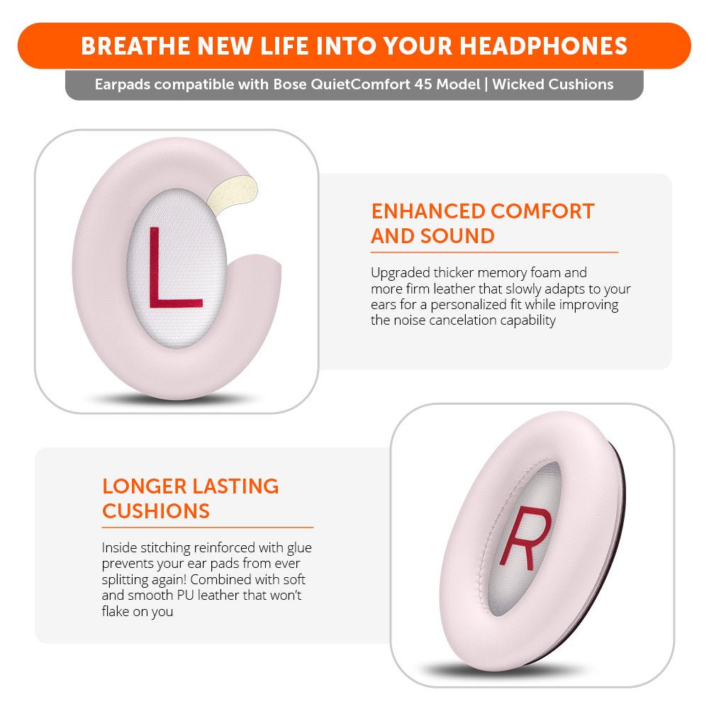 Bose QC45 Replacement Ear Pads - Agenda365.com