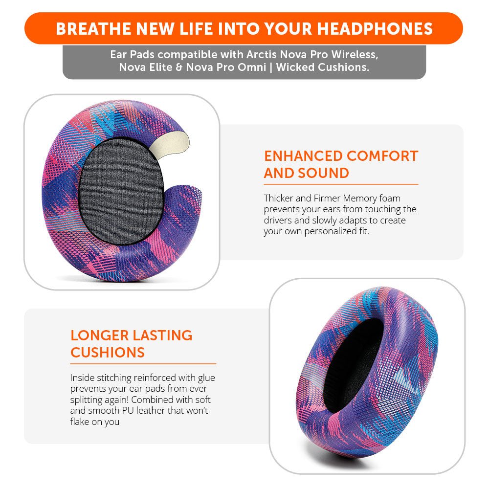Arctis Nova Pro Wireless, Nova Elite & Nova Pro Omni Earpads - WC PadZ Nova Pro Wireless - Agenda365.com