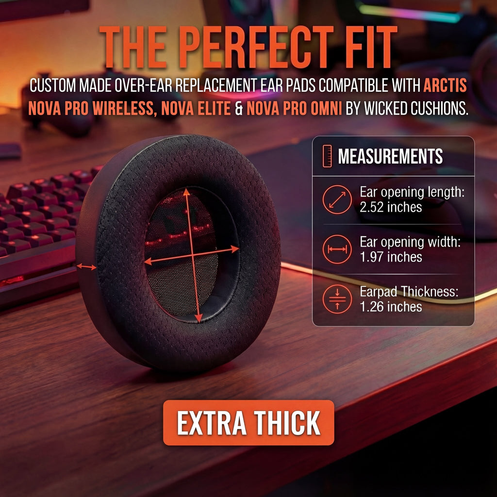 Arctis Nova Pro Wireless, Nova Elite & Nova Pro Omni Earpads - WC FreeZe Cooling Gel - Agenda365.com