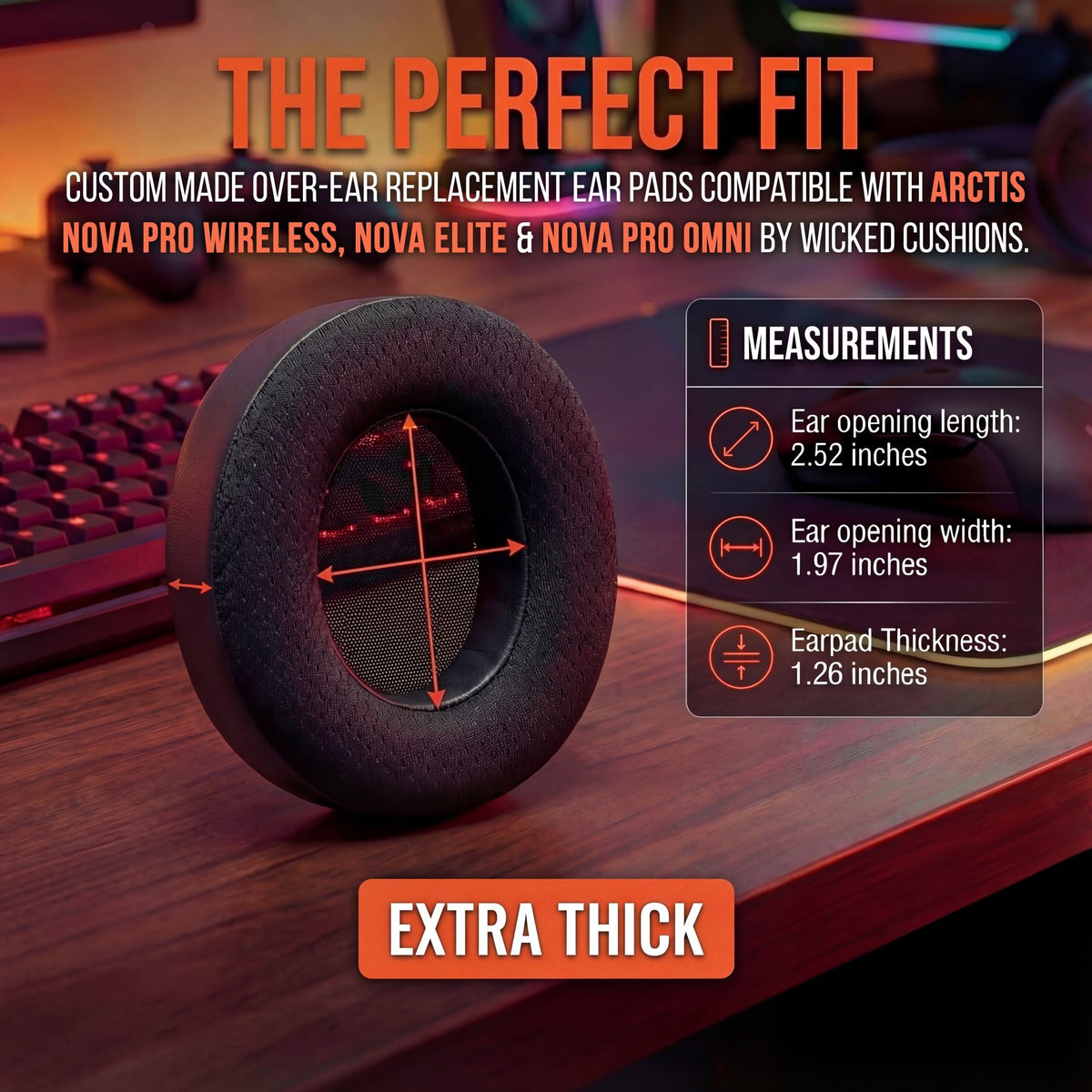 Arctis Nova Pro Wireless, Nova Elite & Nova Pro Omni Earpads - WC FreeZe Cooling Gel - Agenda365.com